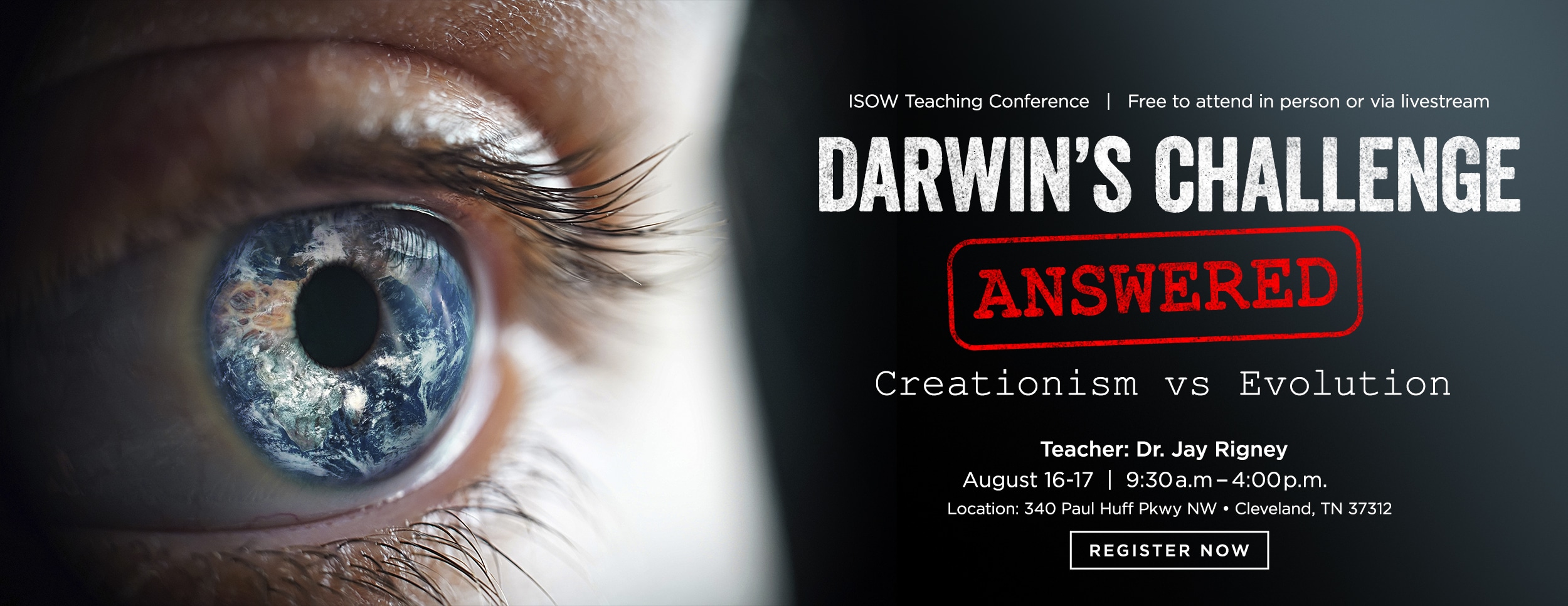 Darwins Challenge Answered – Website Banner