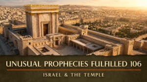 Unusual Prophecies Fulfilled 106: Israel and the Temple