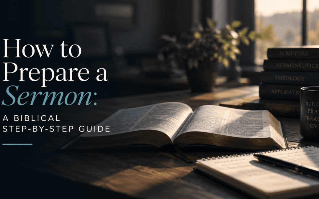 How to Prepare a Sermon: A Biblical Step-by-Step Guide